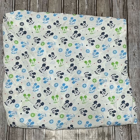 Disney Bedding Disney Baby Mickey Mouse Blue Green Oh Boy Zzz